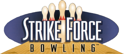 Strike Force Bowling title screen for Playstation 2
